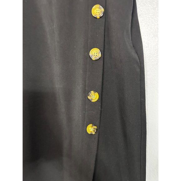 Mango Button Black Skirt Size XS - Picture 3 of 7